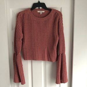 Chenille Cropped Sweater